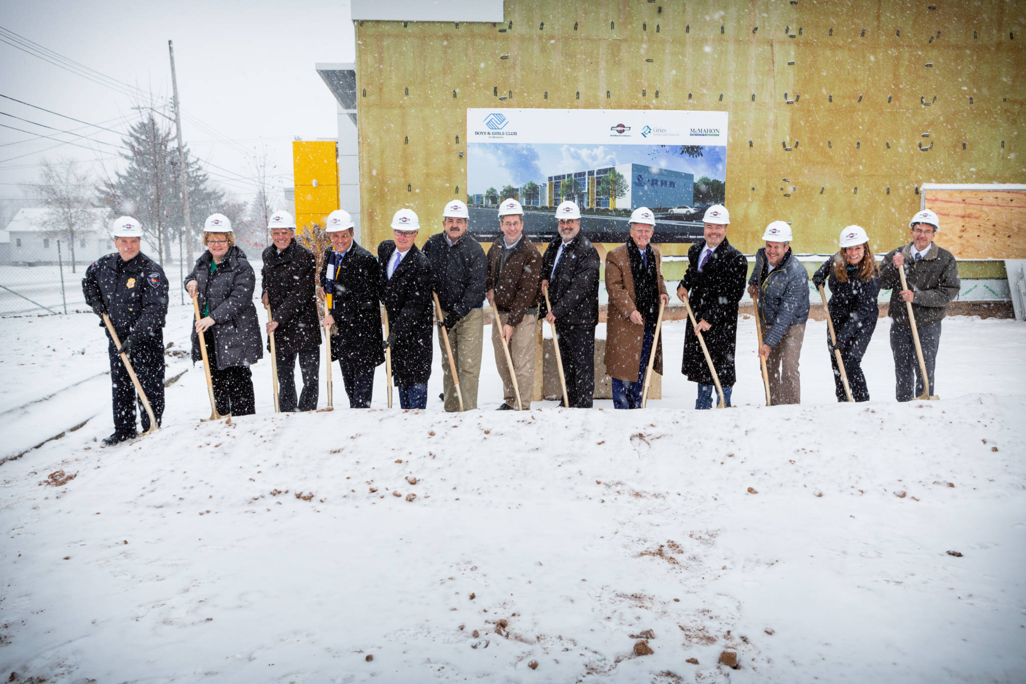 Groundbreaking for Boys and Girls Club of Menasha expansion project