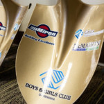 Gold shovels for Boys and Girls Club of Menasha expansion project